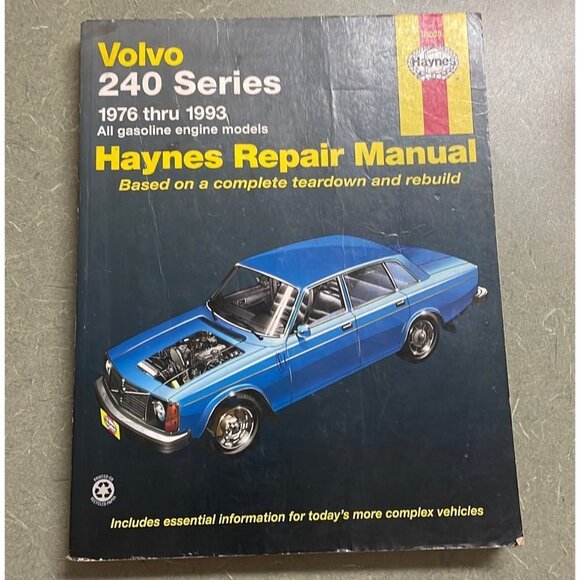 Volvo 240 Series 1976 thru 1993 Haynes Repair Manual - Picture 1 of 2